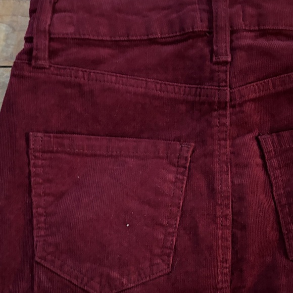 NWOT Maroon Women's Corduroy Pencil  Skirt - Picture 5 of 6